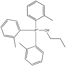 1-Tri(2-methylphenyl)phosphoniobutan-1-ide 结构式