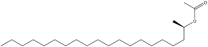 (-)-Acetic acid (R)-icosane-2-yl ester 结构式