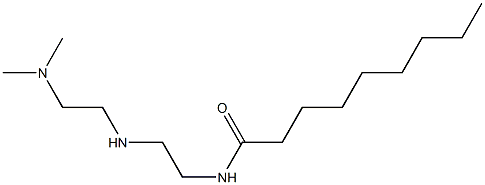 N-[2-[2-(Dimethylamino)ethylamino]ethyl]nonanamide 结构式