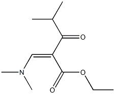 2-[(Z)-Dimethylaminomethylene]-4-methyl-3-oxovaleric acid ethyl ester 结构式