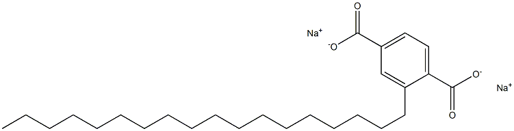 2-Octadecylterephthalic acid disodium salt 结构式