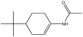 1-(Acetylamino)-4-tert-butyl-1-cyclohexene 结构式