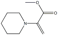 2-Piperidinoacrylic acid methyl ester 结构式