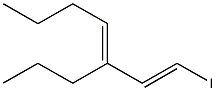 (3E)-1-Iodo-3-propyl-1,3-heptadiene 结构式