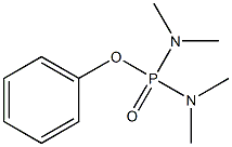 Di(dimethylamino)phosphinic acid (phenyl) ester 结构式