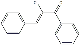 (Z)-1,3-Diphenyl-2-chloro-2-propene-1-one 结构式