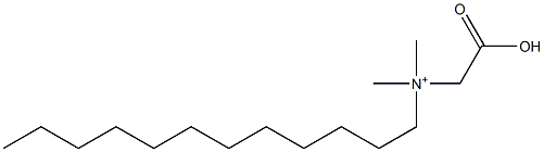 Dodecyl(carboxymethyl)dimethylammonium 结构式