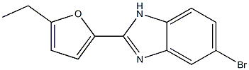 5-Bromo-2-(5-ethylfuran-2-yl)-1H-benzimidazole 结构式