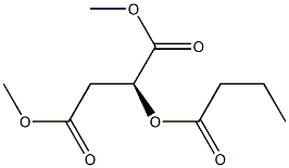 [S,(-)]-2-(Butyryloxy)succinic acid dimethyl ester 结构式