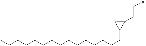 3,4-Epoxynonadecan-1-ol 结构式