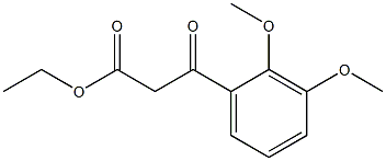 2,3-Dimethoxybenzoylacetic acid ethyl ester 结构式