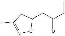 1-[(3-Methyl-4,5-dihydroisoxazol)-5-yl]butan-2-one 结构式