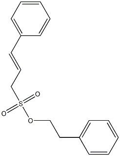 3-Phenyl-2-propene-1-sulfonic acid (2-phenylethyl) ester 结构式