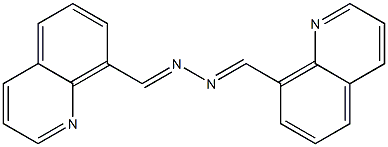 Azinobis[(quinolin-8-yl)methane] 结构式