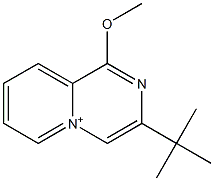 1-Methoxy-3-tert-butylpyrido[1,2-a]pyrazin-5-ium 结构式