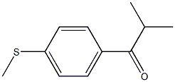 4-(1-Oxo-2-methylpropyl)-1-(methylthio)benzene 结构式