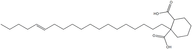 Cyclohexane-1,2-dicarboxylic acid hydrogen 1-(14-nonadecenyl) ester 结构式