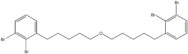 2,3-Dibromophenylpentyl ether 结构式