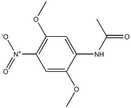 N-(2,5-Dimethoxy-4-nitrophenyl)acetamide 结构式