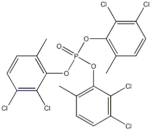 Phosphoric acid tris(2,3-dichloro-6-methylphenyl) ester 结构式