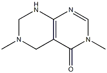 3,6-Dimethyl-5,6,7,8-tetrahydropyrimido[4,5-d]pyrimidin-4(3H)-one 结构式