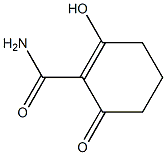 2-Hydroxy-6-oxo-1-cyclohexene-1-carboxamide 结构式