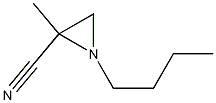 1-Butyl-2-methylaziridine-2-carbonitrile 结构式