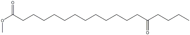 14-Oxooctadecanoic acid methyl ester 结构式