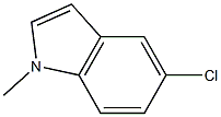 1-Methyl-5-chloro-1H-indole 结构式