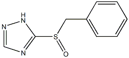 3-Benzylsulfinyl-2H-1,2,4-triazole 结构式