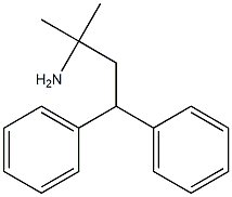 3,3-Diphenyl-1,1-dimethyl-1-propanamine 结构式