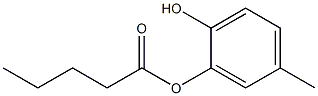 Valeric acid 2-hydroxy-5-methylphenyl ester 结构式