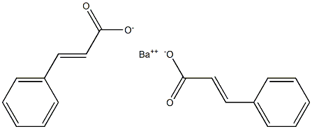 Biscinnamic acid barium salt 结构式