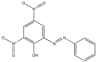 3,5-Dinitro-2-hydroxyazobenzene 结构式