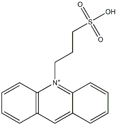 10-(3-Sulfopropyl)acridine-10-ium 结构式