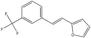 2-(3-(Trifluoromethyl)styryl)furan 结构式