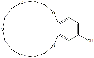 2,3,5,6,8,9,11,12-Octahydro-1,4,7,10,13-benzopentaoxacyclopentadecin-15-ol 结构式