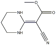 Cyano[(hexahydropyrimidin)-2-ylidene]acetic acid methyl ester 结构式