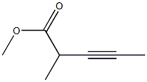 3-Pentyne-2-carboxylic acid methyl ester 结构式