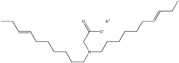 N,N-Di(7-decenyl)aminoacetic acid potassium salt 结构式