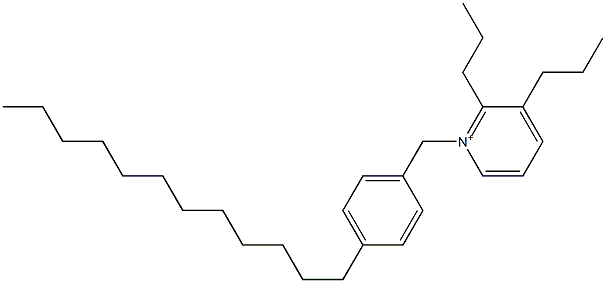 1-(4-Dodecylbenzyl)-2,3-dipropylpyridinium 结构式