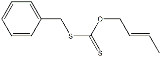 Dithiocarbonic acid O-(2-butenyl)S-benzyl ester 结构式