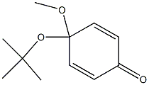 4-Methoxy-4-tert-butoxy-2,5-cyclohexadiene-1-one 结构式