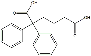 2,2-Diphenyladipic acid 结构式
