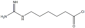 6-Guanidinohexanoyl chloride 结构式