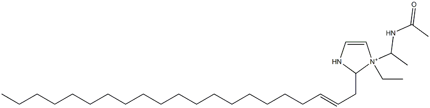 1-[1-(Acetylamino)ethyl]-1-ethyl-2-(2-henicosenyl)-4-imidazoline-1-ium 结构式