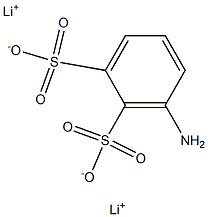 3-Amino-1,2-benzenedisulfonic acid dilithium salt 结构式