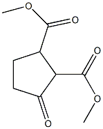 3-Oxocyclopentane-1,2-dicarboxylic acid dimethyl ester 结构式