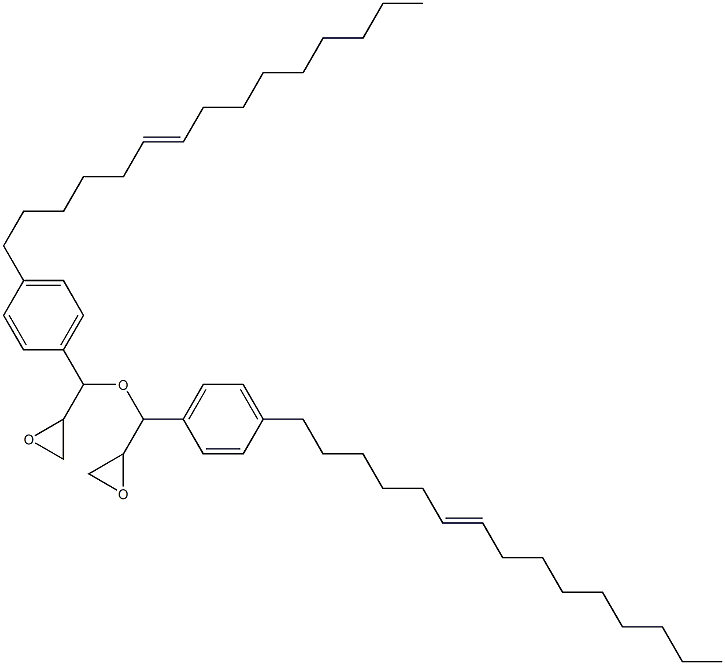 4-(6-Pentadecenyl)phenylglycidyl ether 结构式