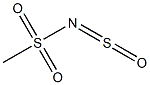 N-Sulfinylmethanesulfonamide 结构式